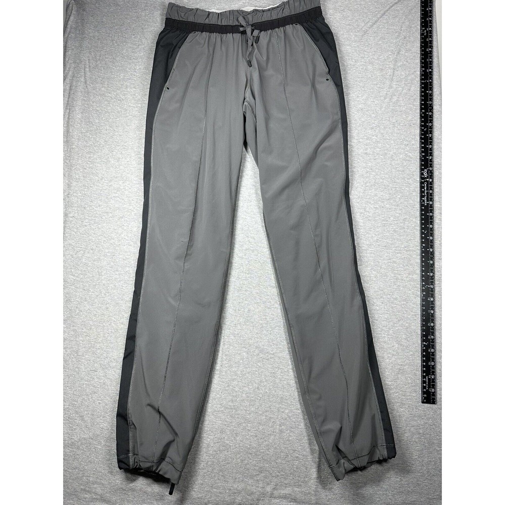 Lululemon Drawstring Jogger Pants‎  Size 6 Black Grey Women’s